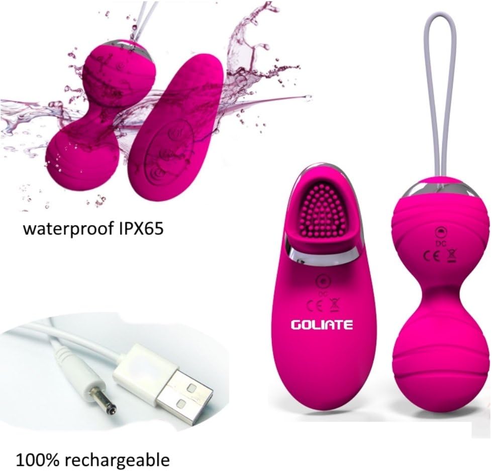 Dalia - Boules de geisha télécommandées 3-en-1 Confort-Celeste