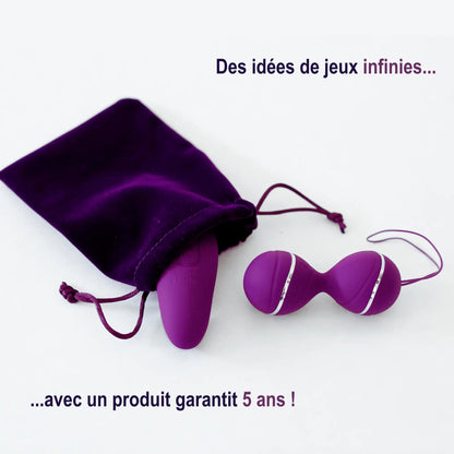 Dalia - Boules de geisha télécommandées Confort-Celeste