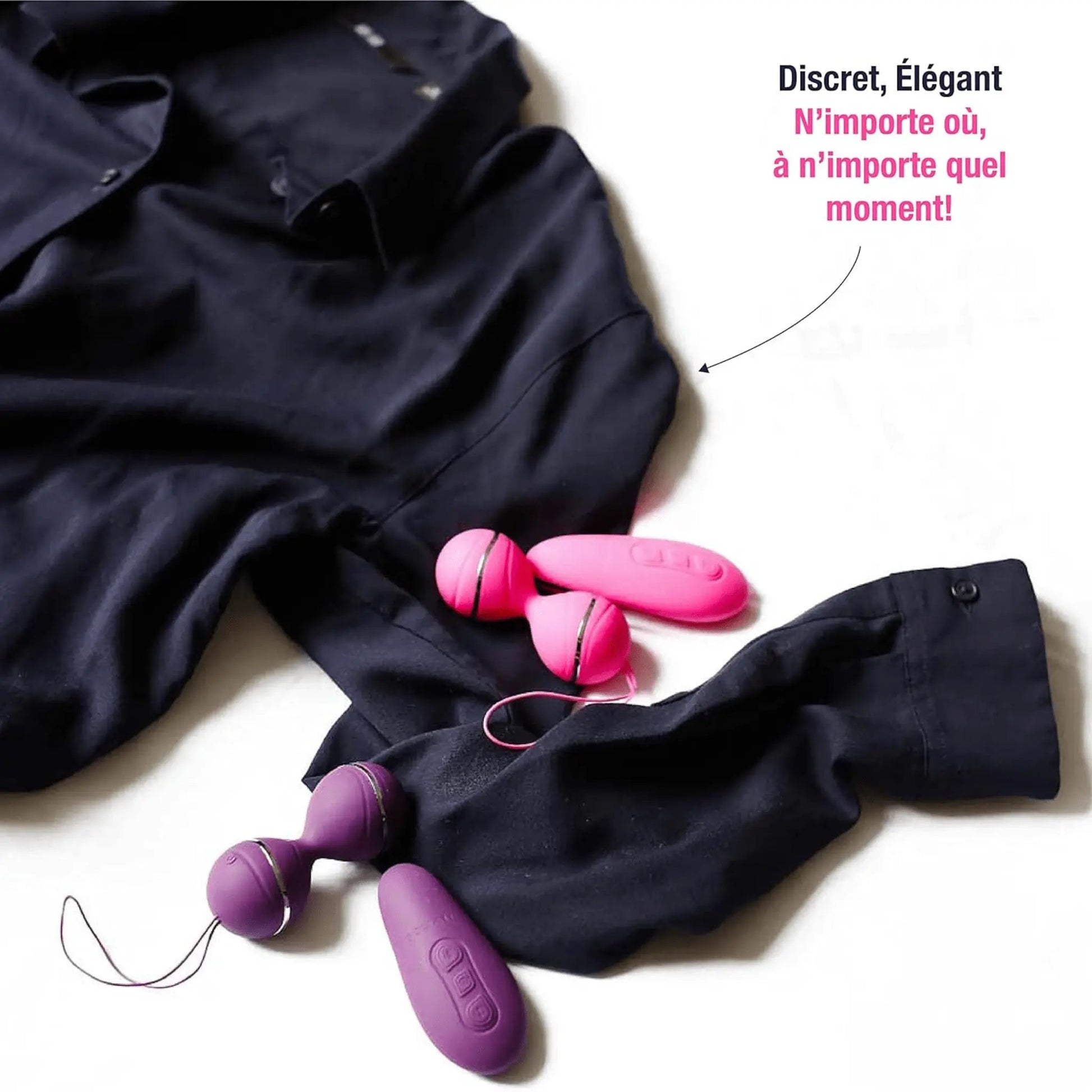 Dalia - Boules de geisha télécommandées Confort-Celeste